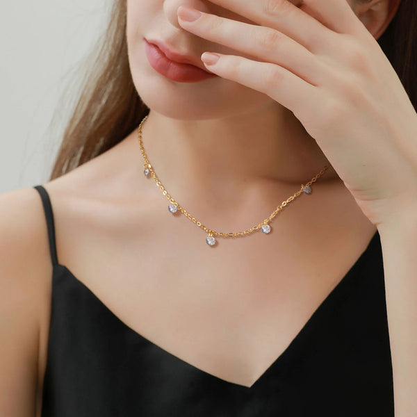 Gold Clavicle Necklace