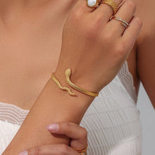 Wild Snake Leaf Bangle