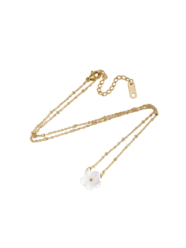 Gold Flower Necklace