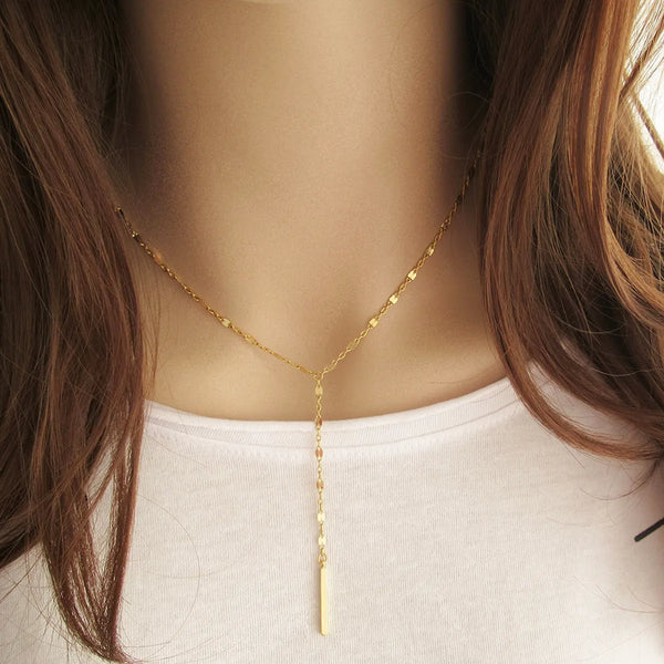 Y-Shaped Necklace