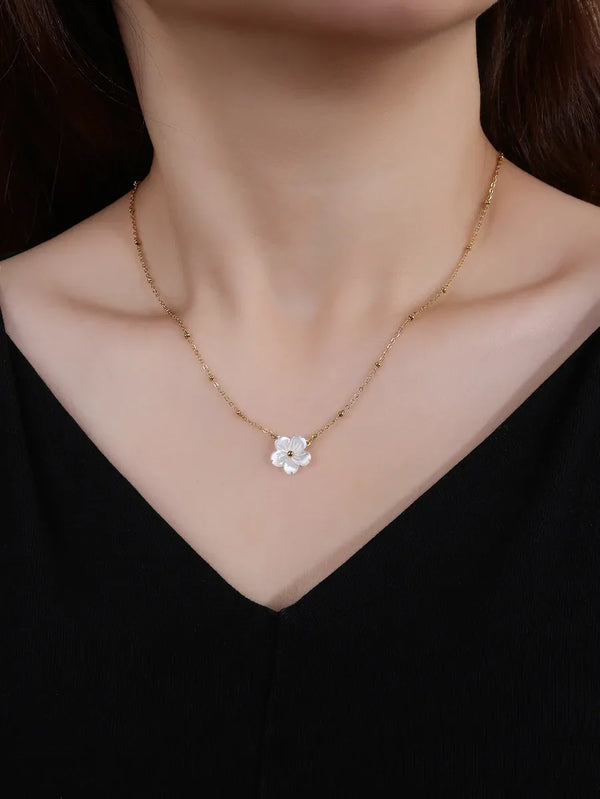 Gold Flower Necklace